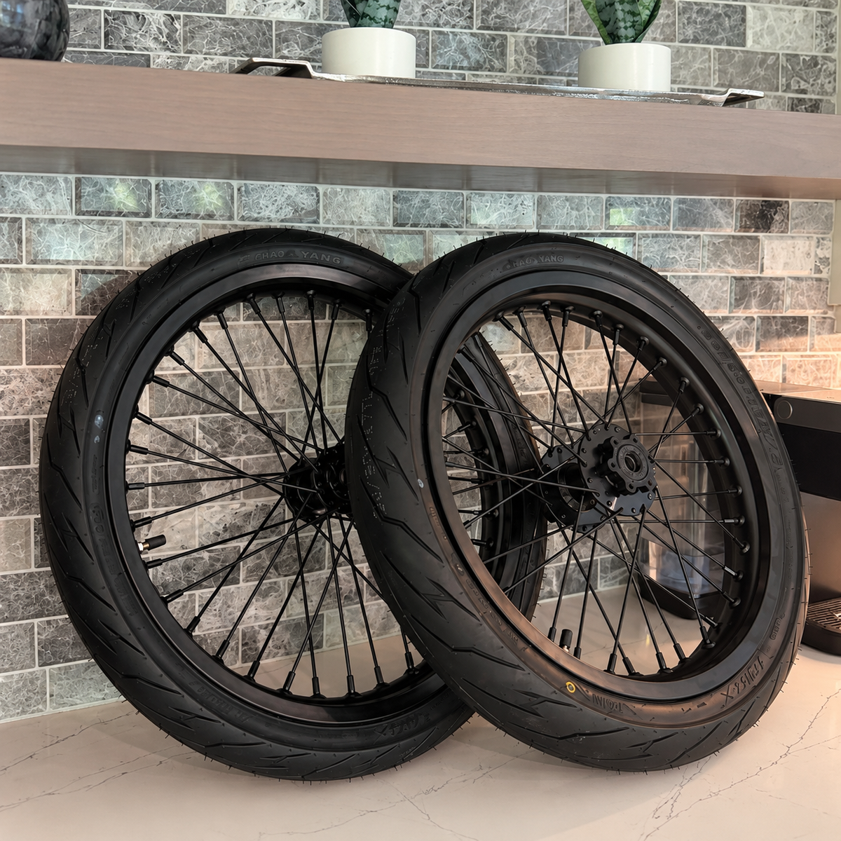 17-Inch Supermoto Wheel Set – Sur-Ron LBX & E-Ride Pro, product photo 2