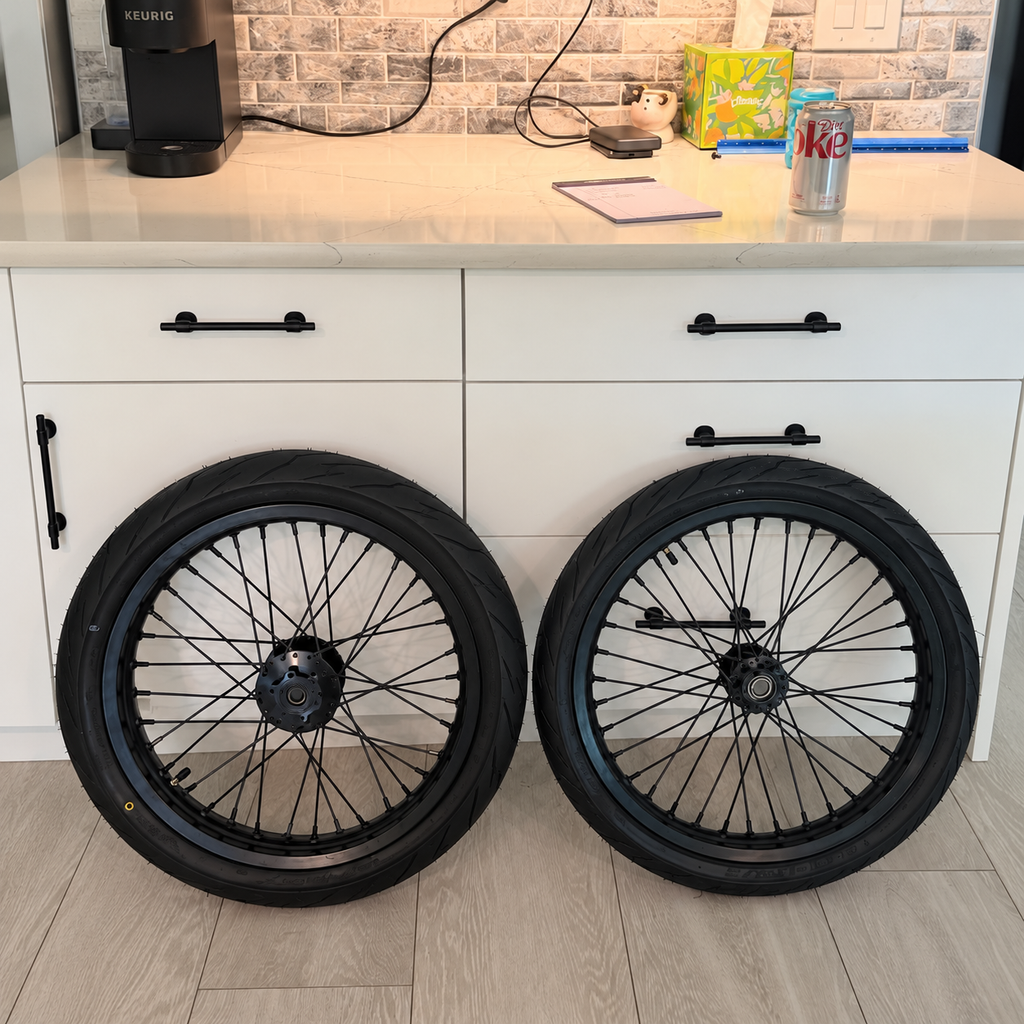17-Inch Supermoto Wheel Set – Sur-Ron LBX & E-Ride Pro, product photo 4
