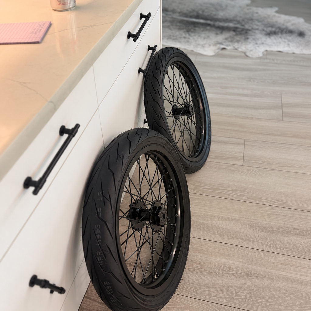 17-Inch Supermoto Wheel Set – Sur-Ron LBX & E-Ride Pro, product photo 5