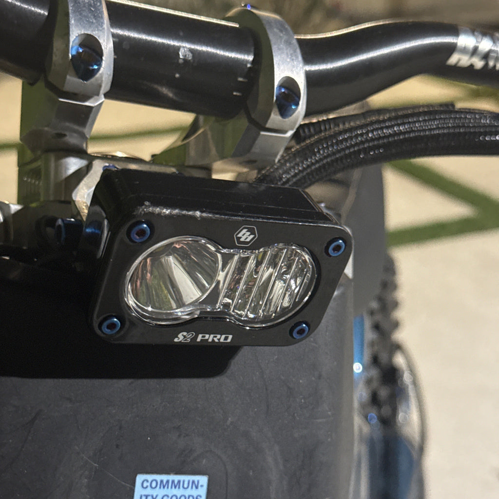 Four titanium mounting bolts for Baja S2 and Motoparty lights