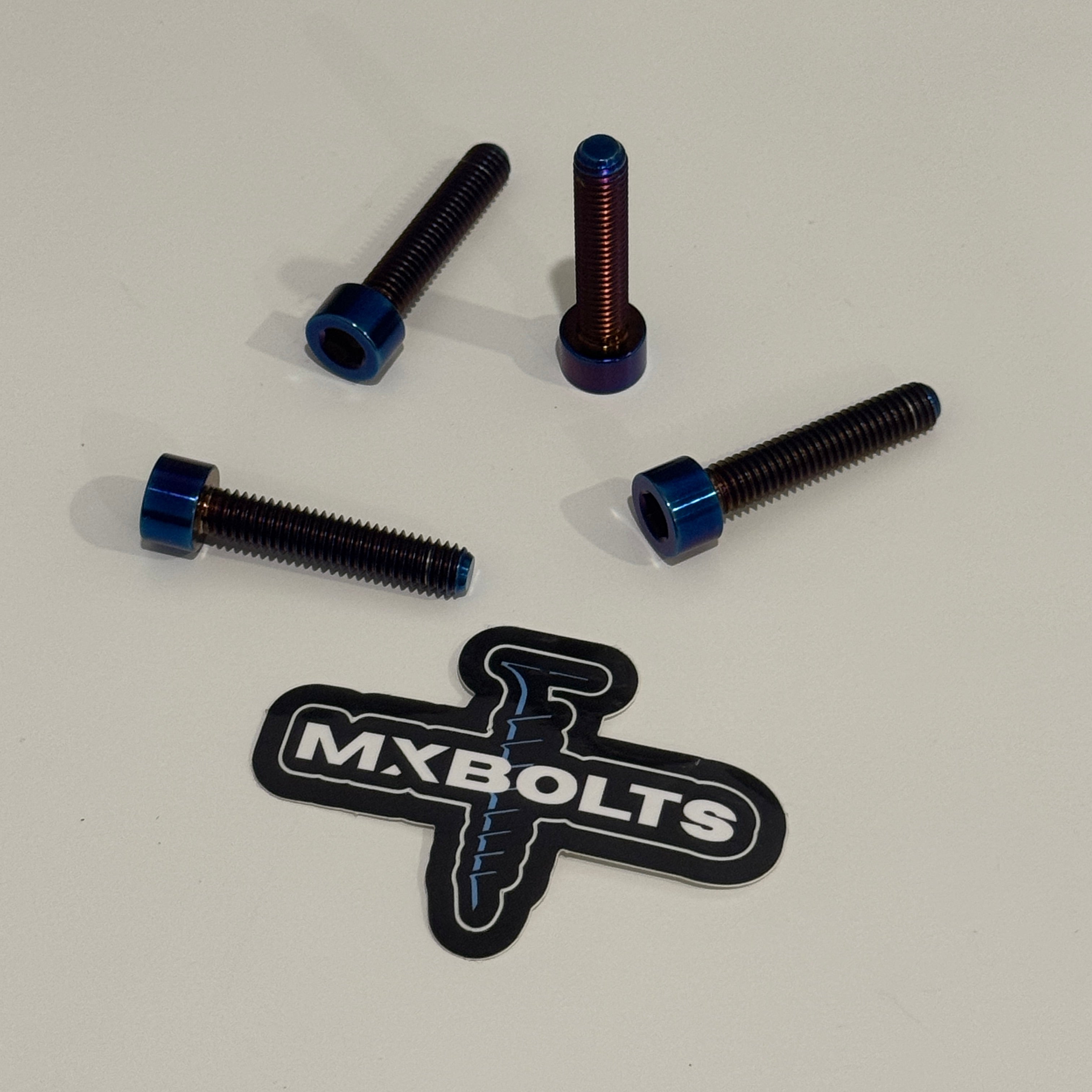 Heybike and ETM RTR titanium triple clamp bolts image – 2