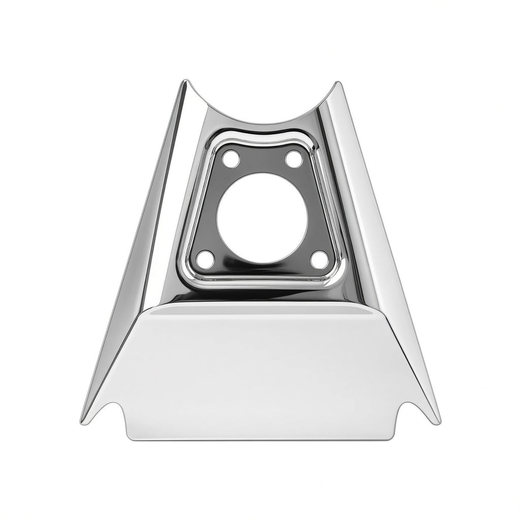 Heybike Villain ignition cover in Mirror Chrome