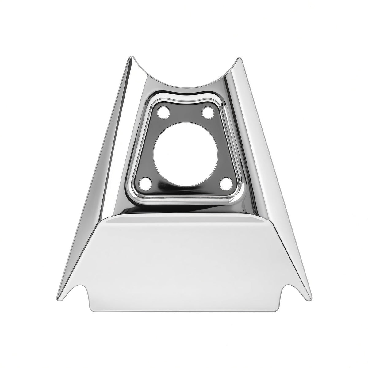 Heybike Villain ignition cover in Mirror Chrome