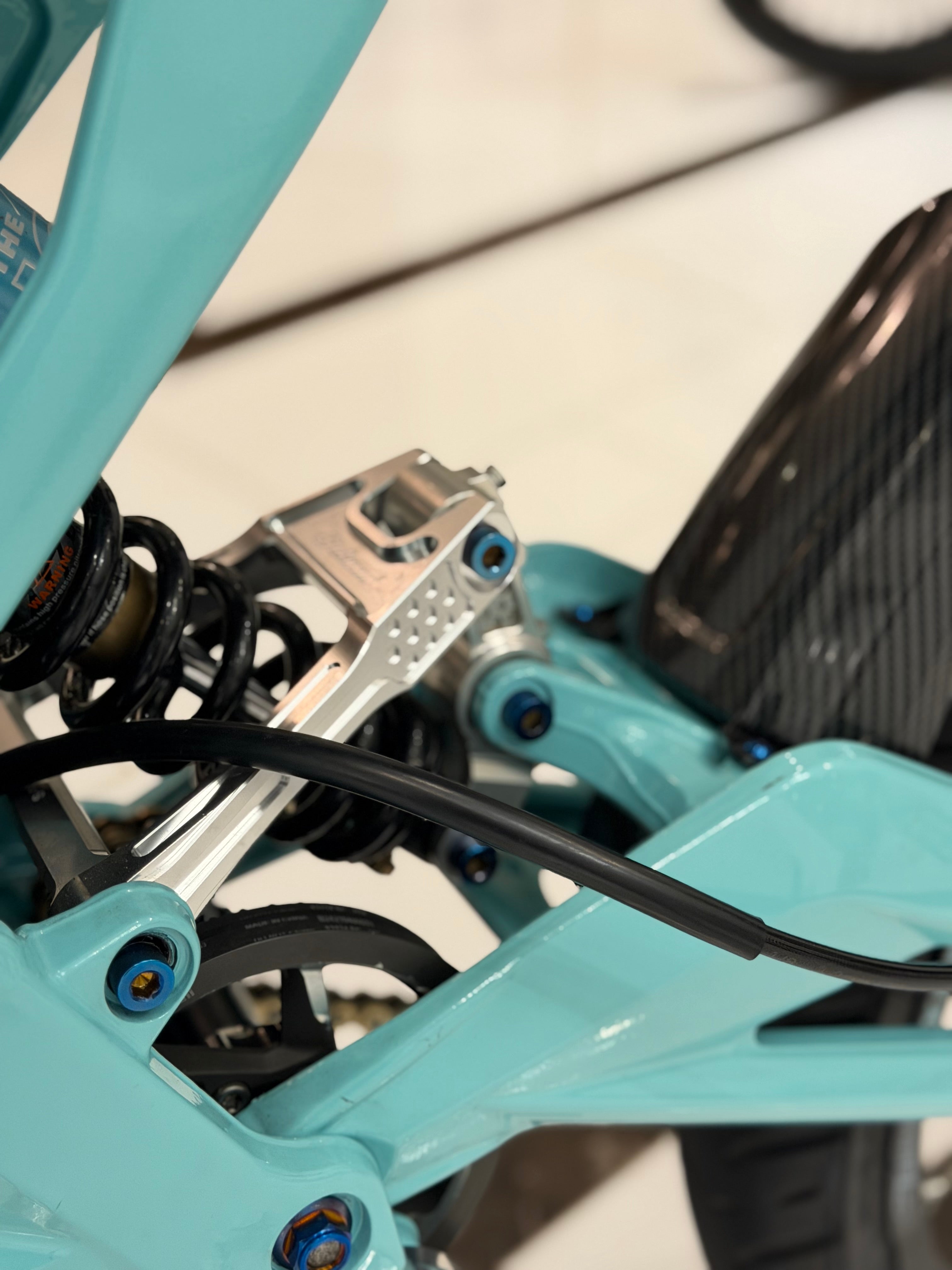 Sur-Ron LBX titanium rear suspension and linkage bolt kit – image 1
