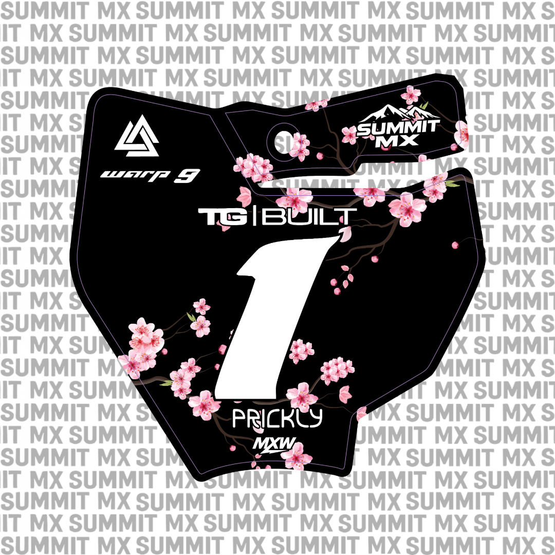Cherry Blossom number plate decal – image 6