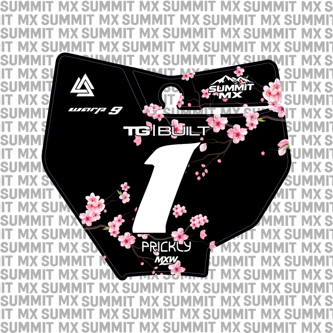 Cherry Blossom number plate decal – image 5