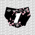 Cherry Blossom number plate decal – image 1