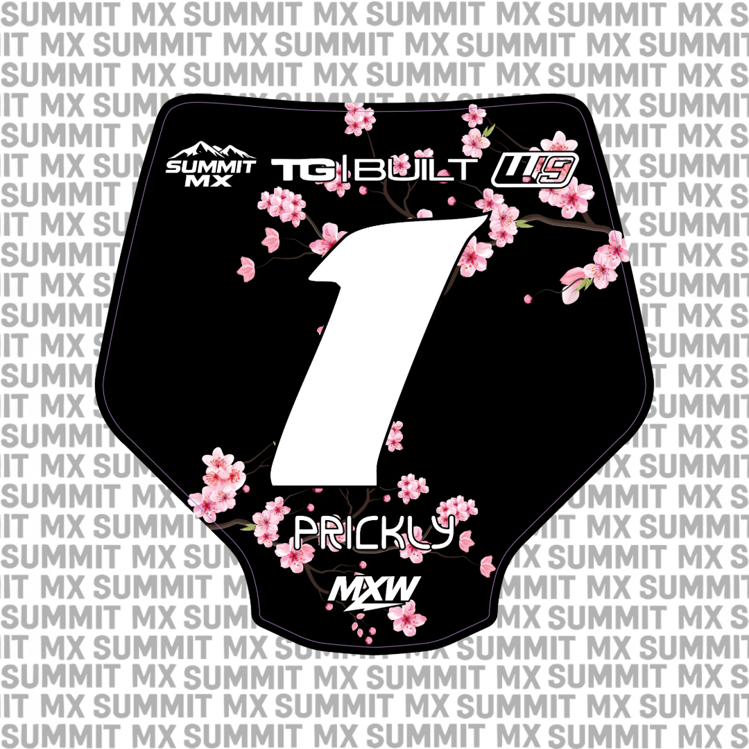 Cherry Blossom number plate decal – image 7