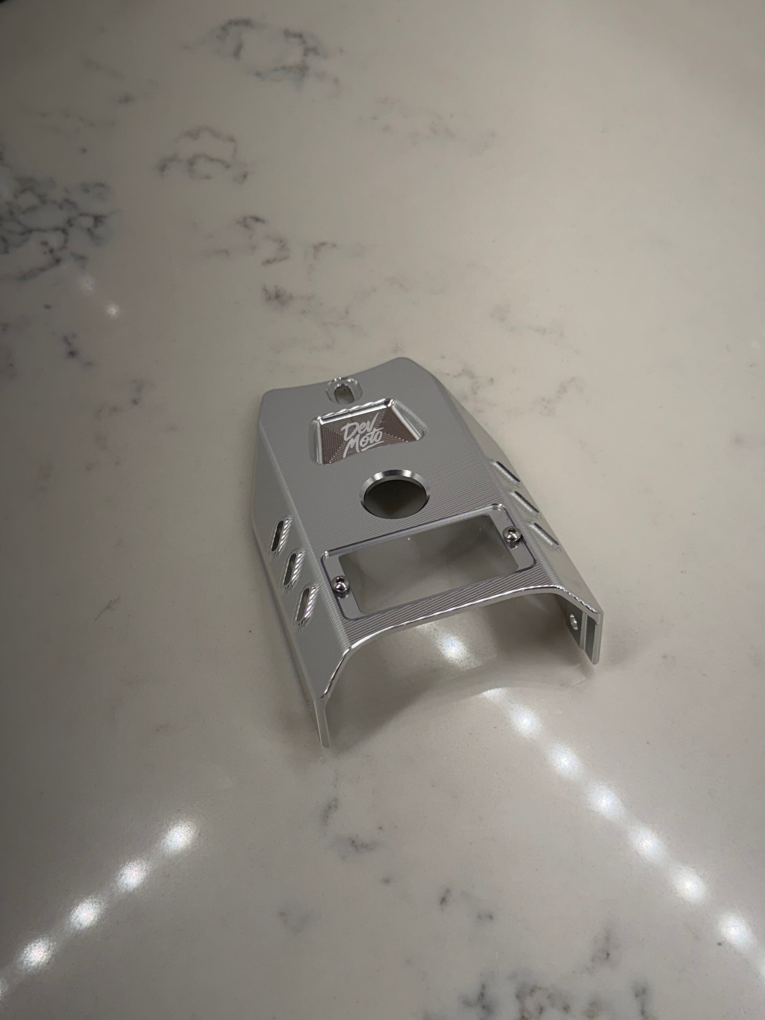 Silver CNC ignition cover for Talaria XXX