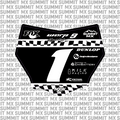 Finish Line checkered number plate decal option