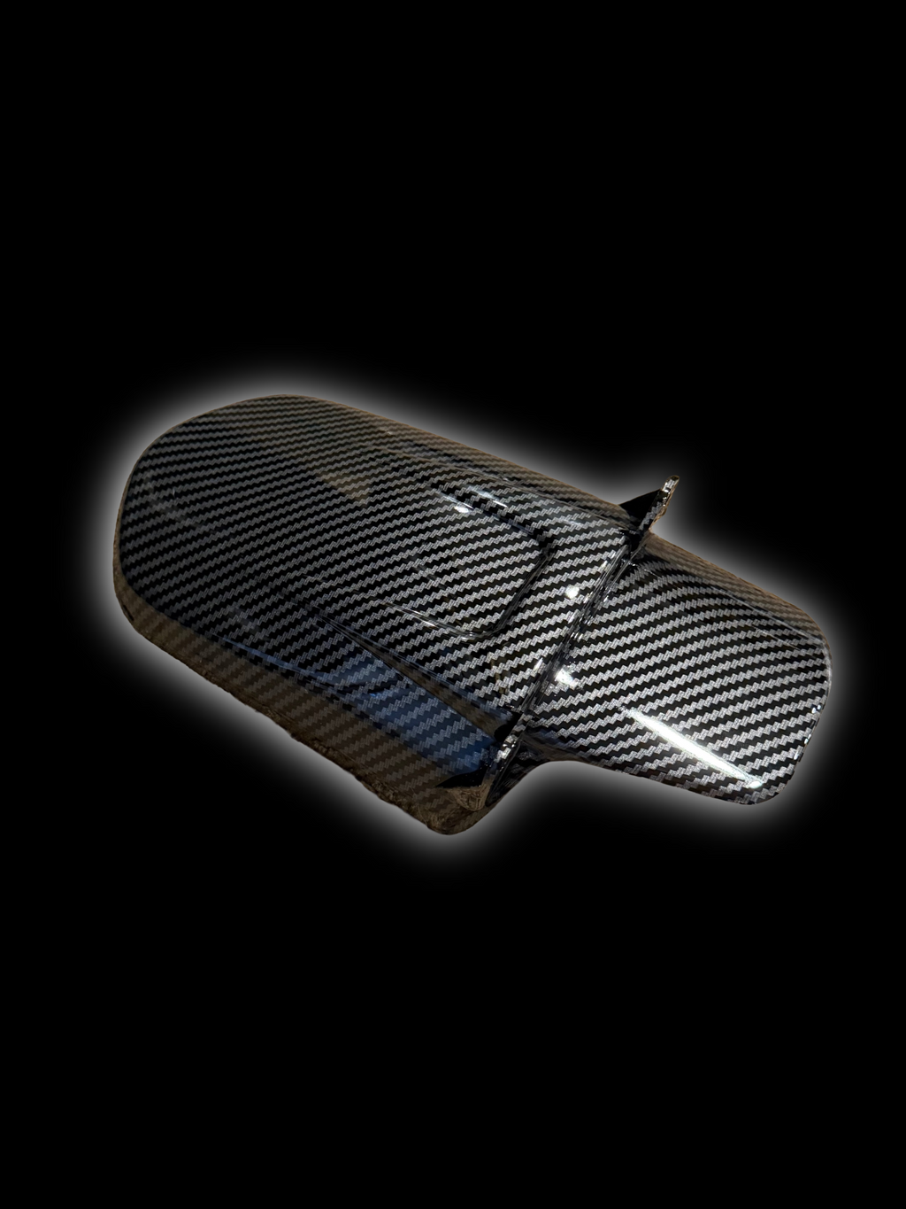 Sur-Ron LBX carbon-fiber-style rear shock fender – image 1