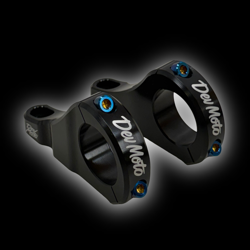 31.8mm direct-mount e-moto stem in black