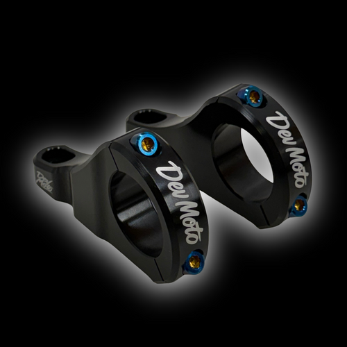 31.8mm direct-mount e-moto stem in black