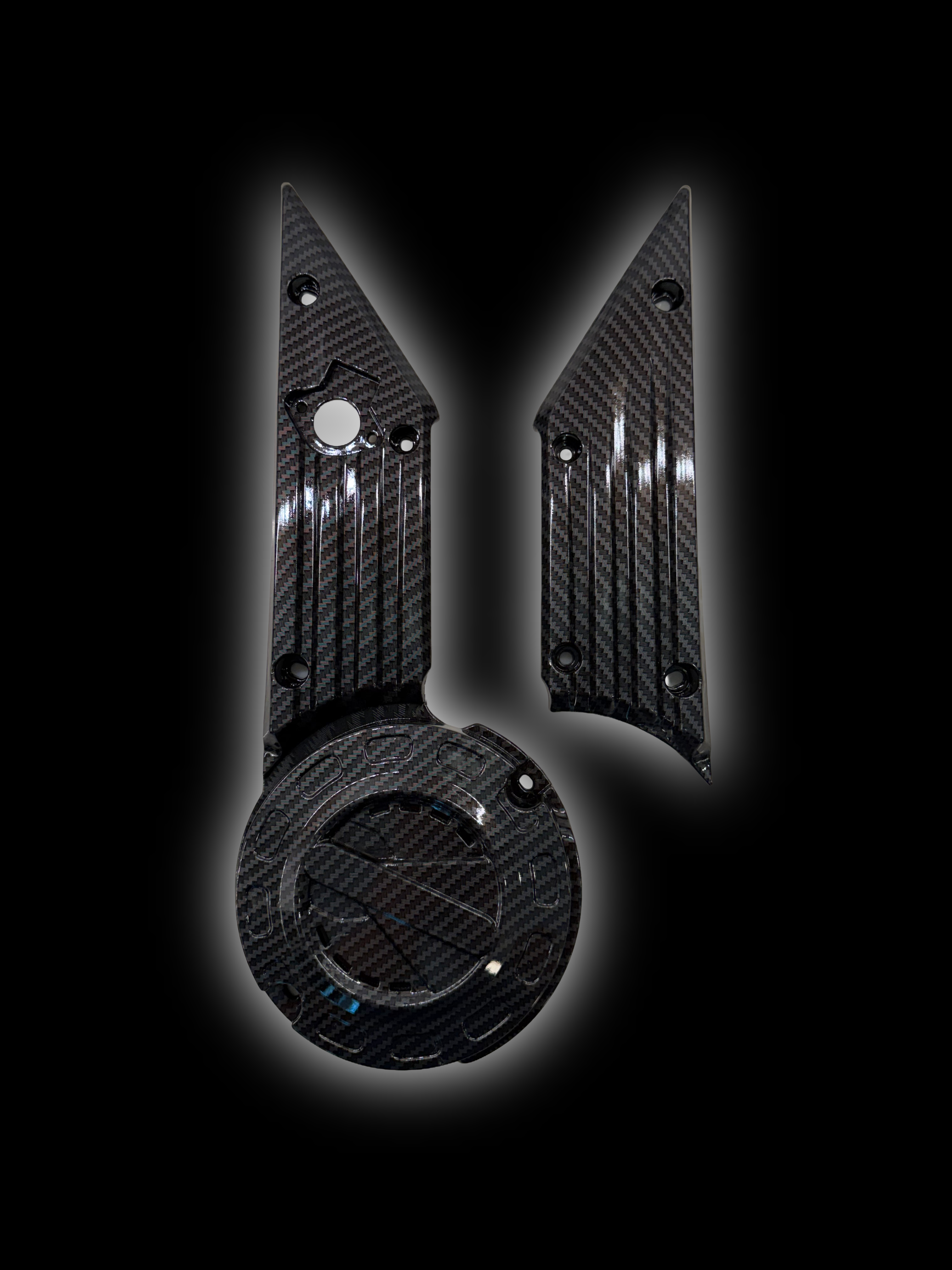 Talaria XXX carbon-fiber-style side panels