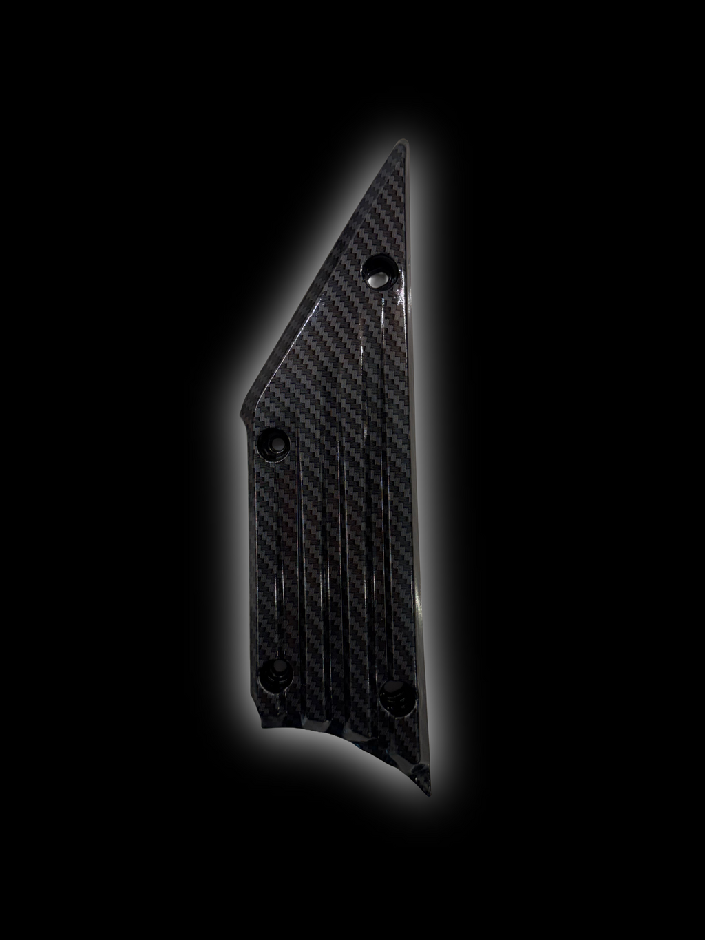 Talaria XXX carbon-style side panels installed