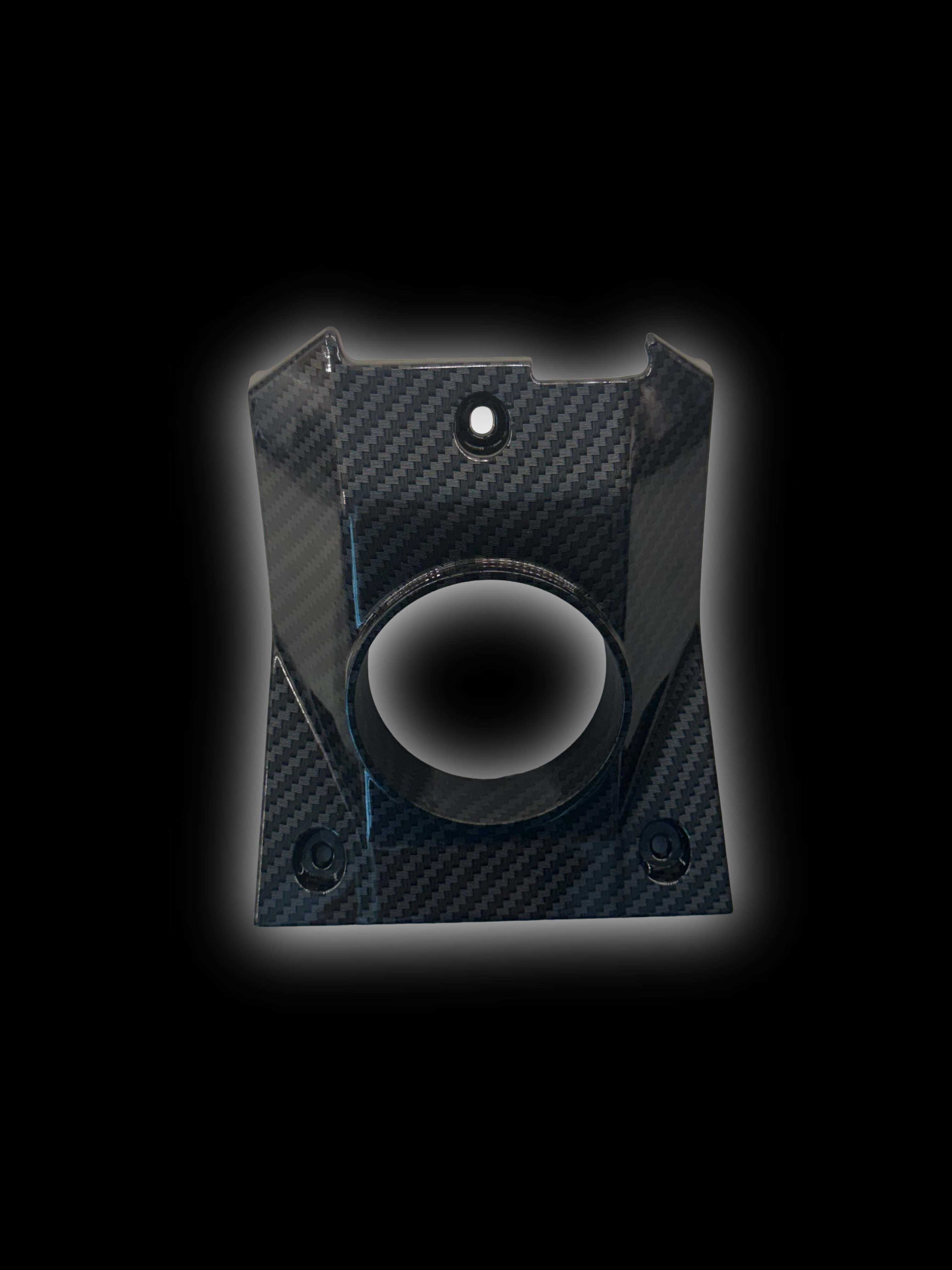 Carbon-style horn cover installed on a Talaria X3