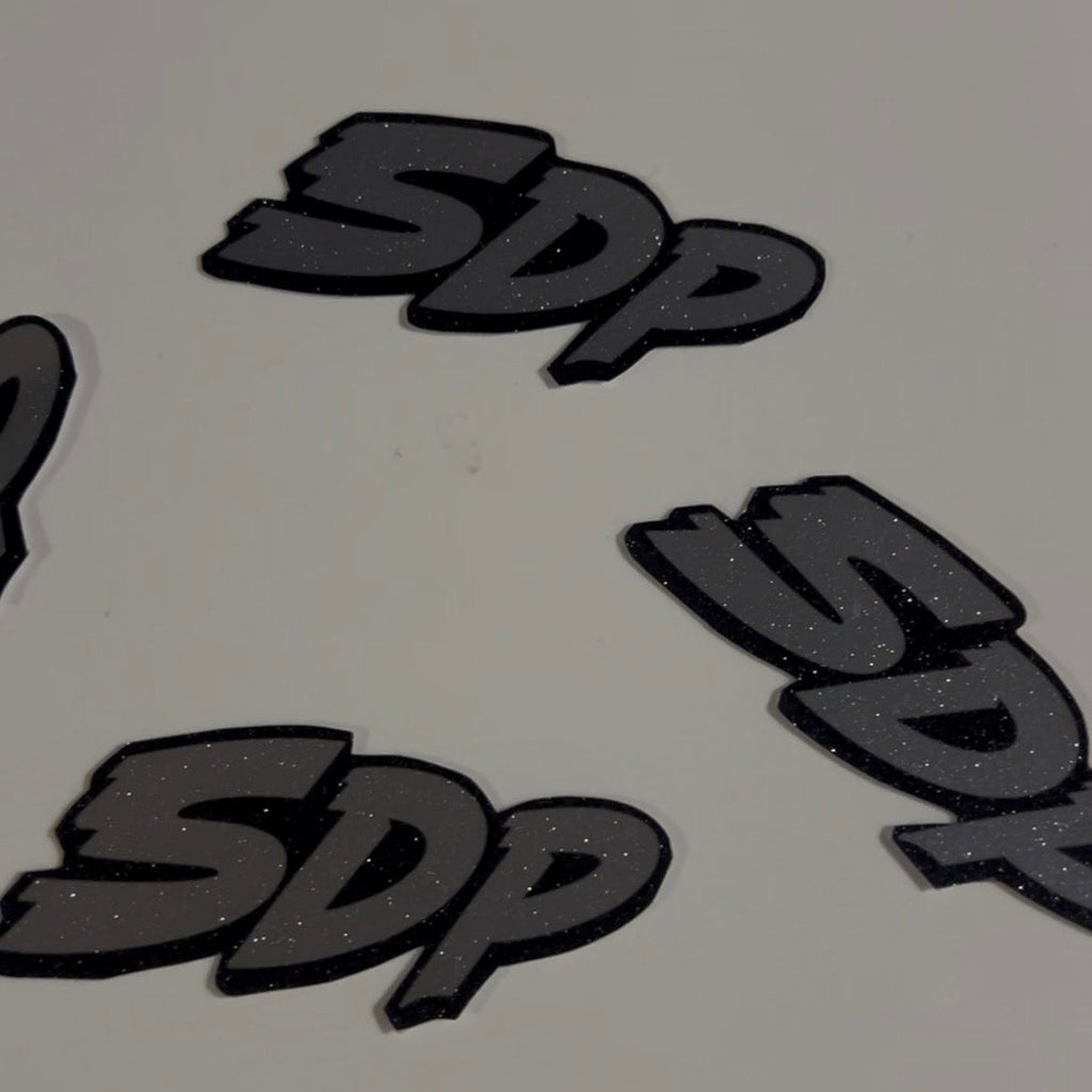SD Plates Chrome Stickers - 1 or 3 Pack - product photo 3
