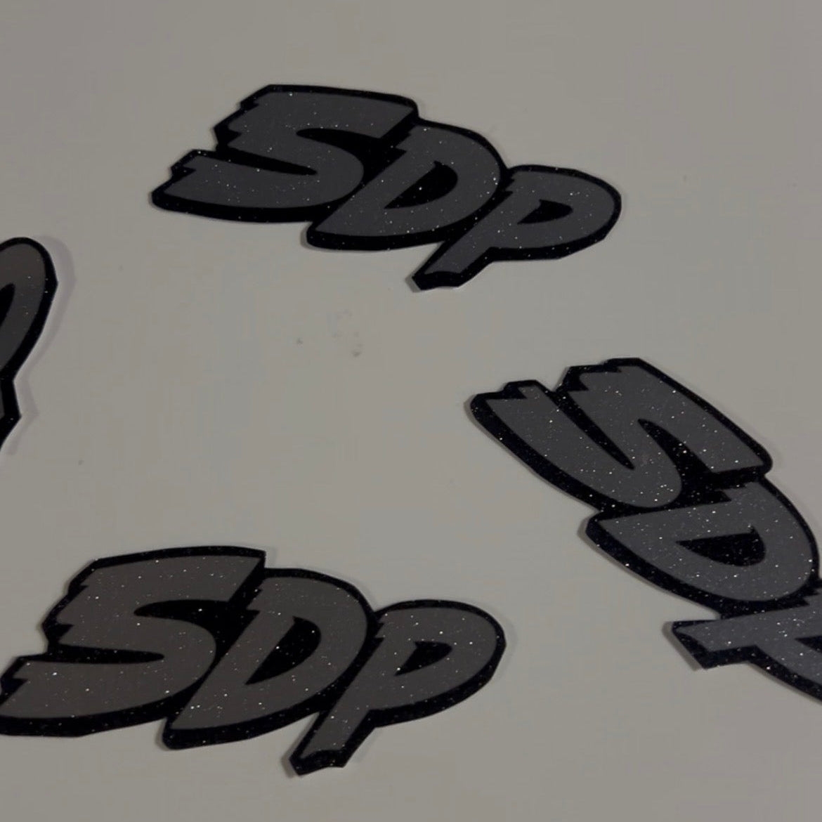 SD Plates Chrome Stickers - 1 or 3 Pack - product photo 3