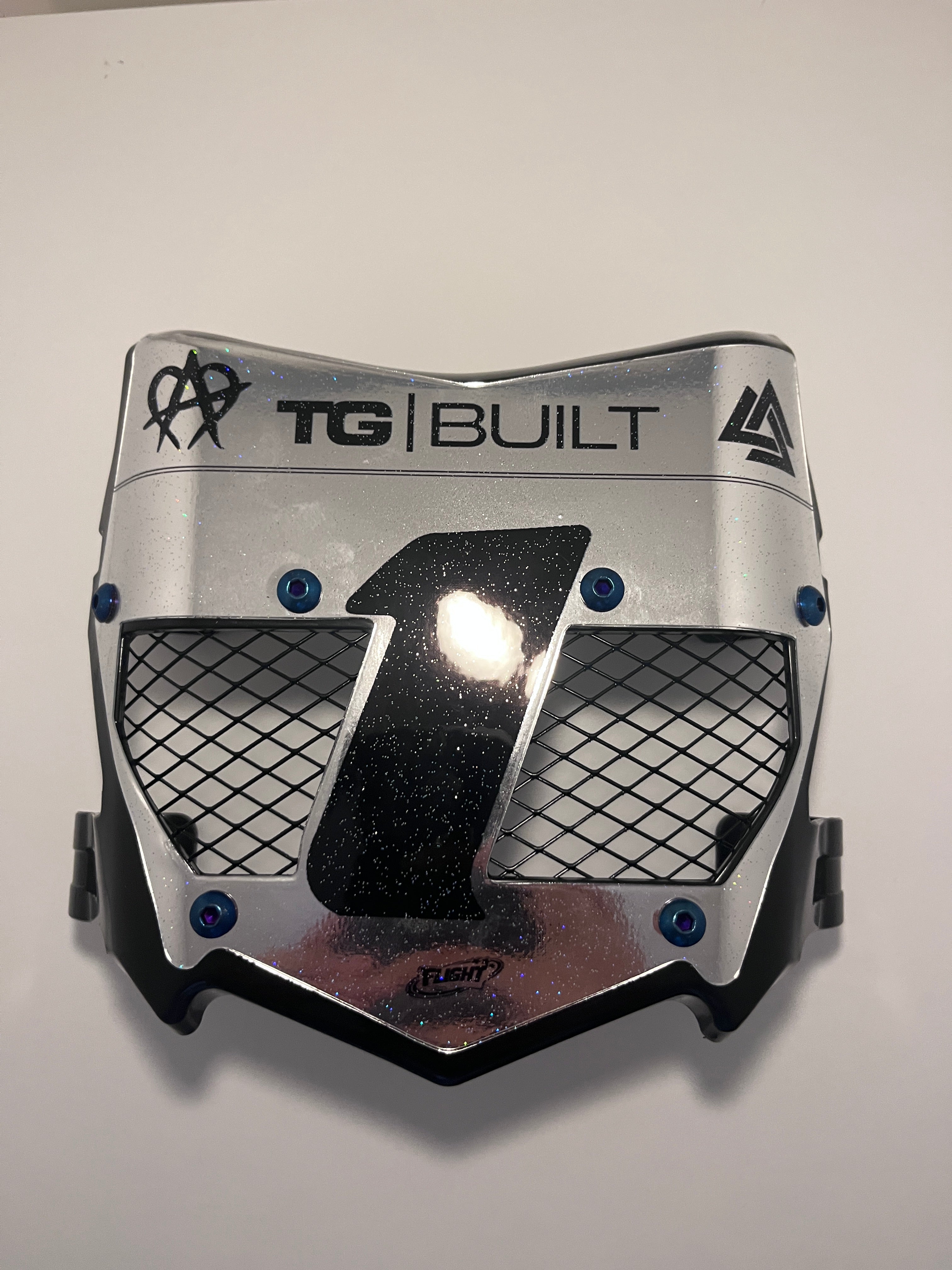Titanium Vented Plate (Real plastic plate) *Pre-Order*