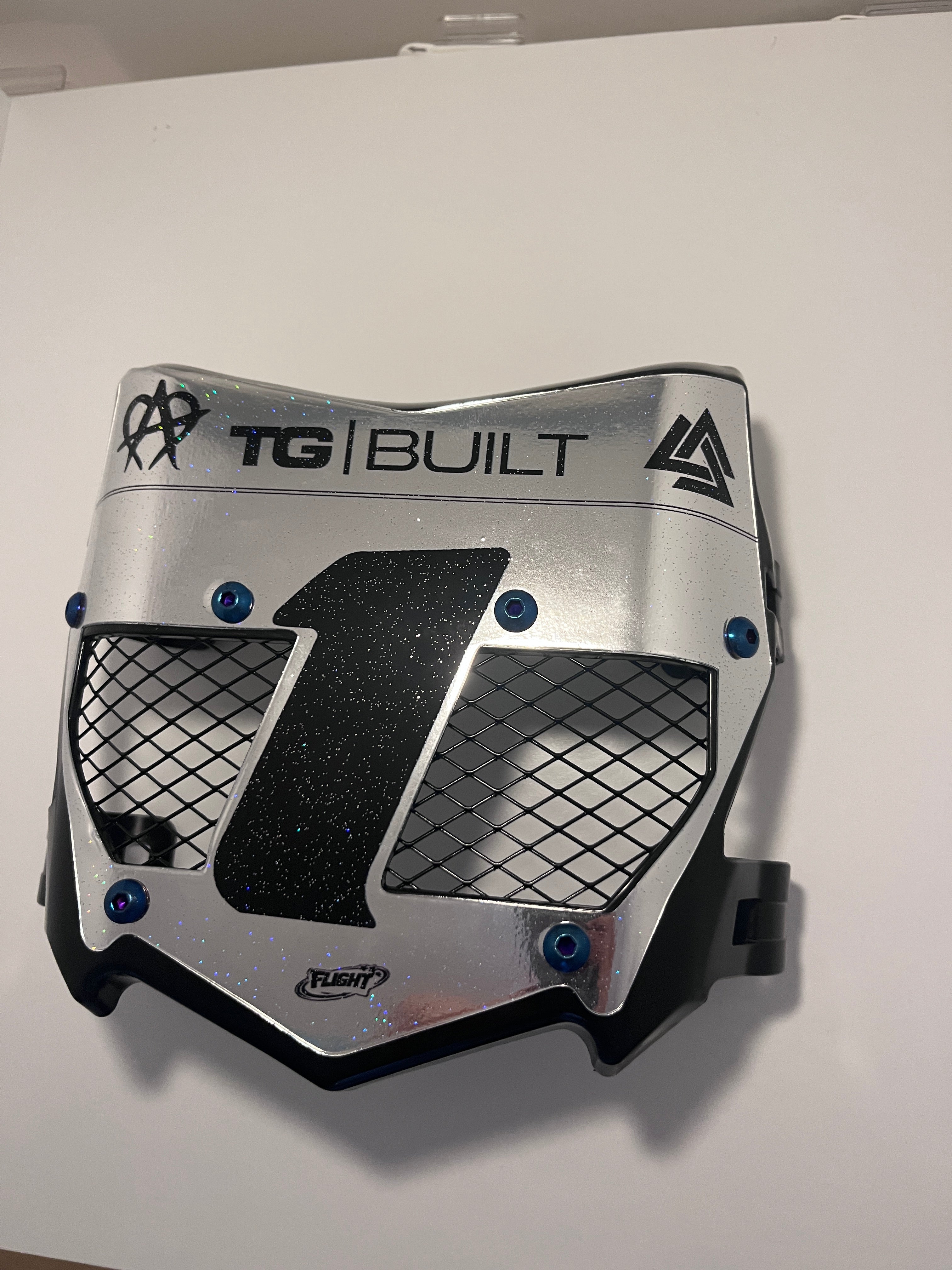 Titanium Vented Plate (Real plastic plate) *Pre-Order*