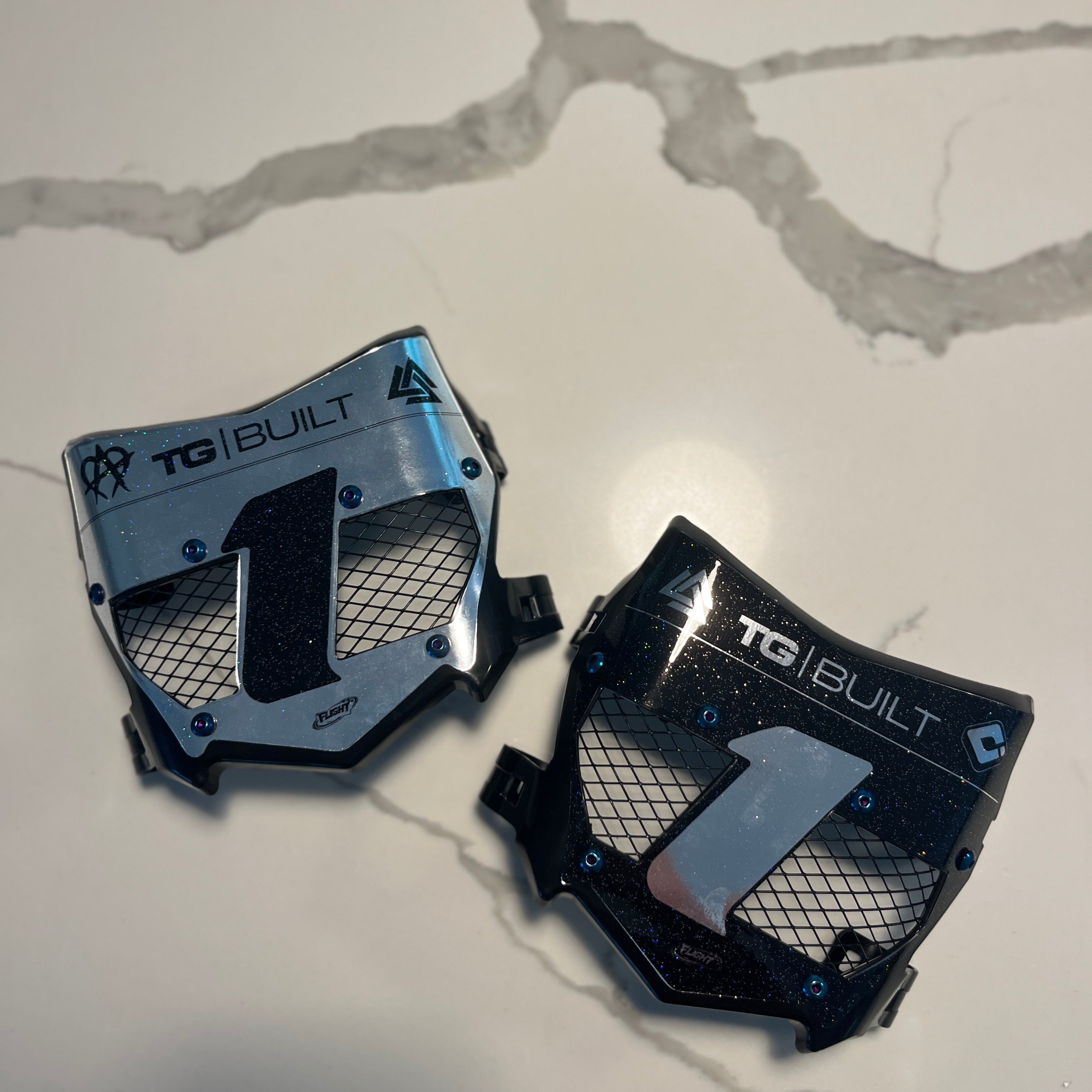 Titanium Vented Plate (Real plastic plate) *Pre-Order*
