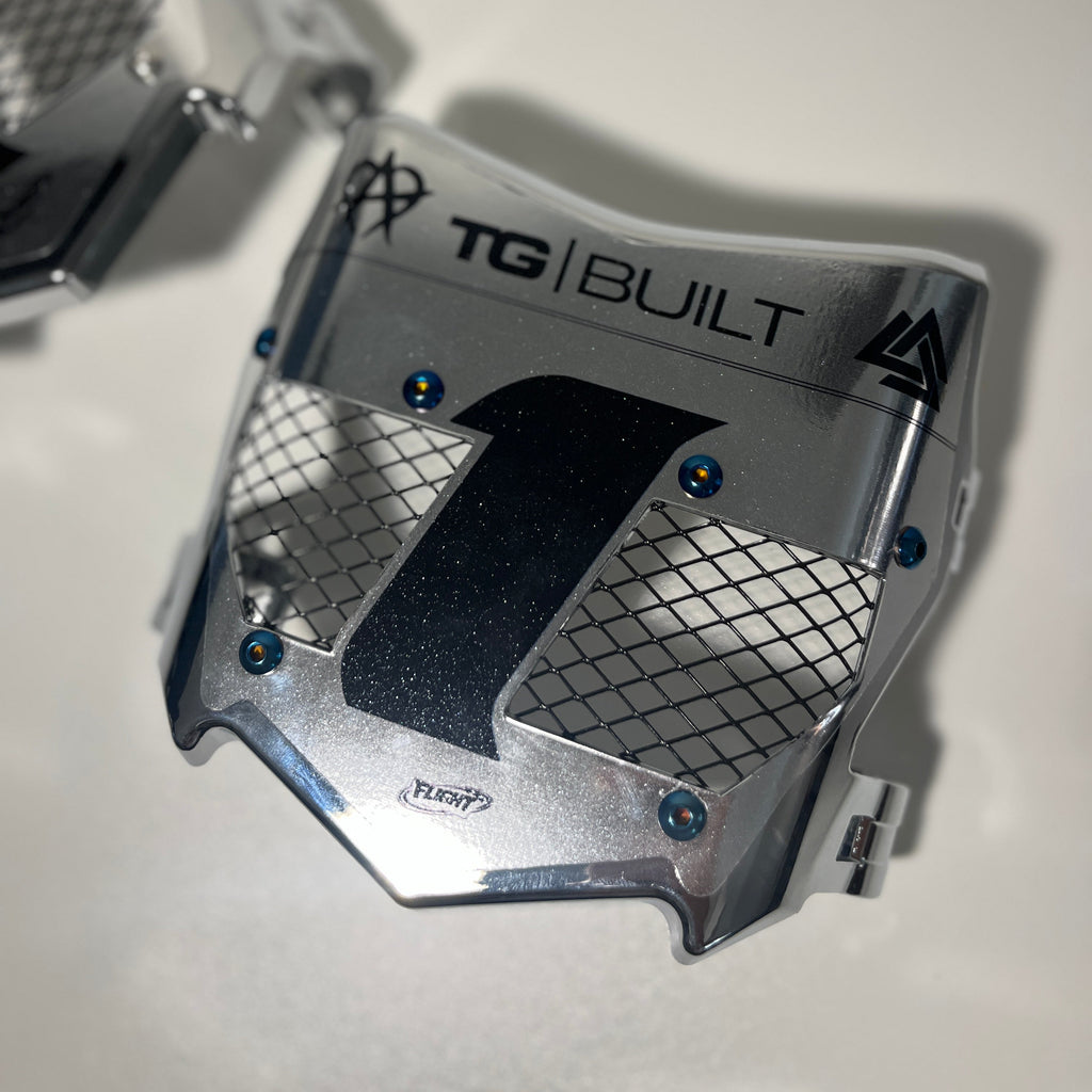*Full Chrome* Real Titanium Vented Plate