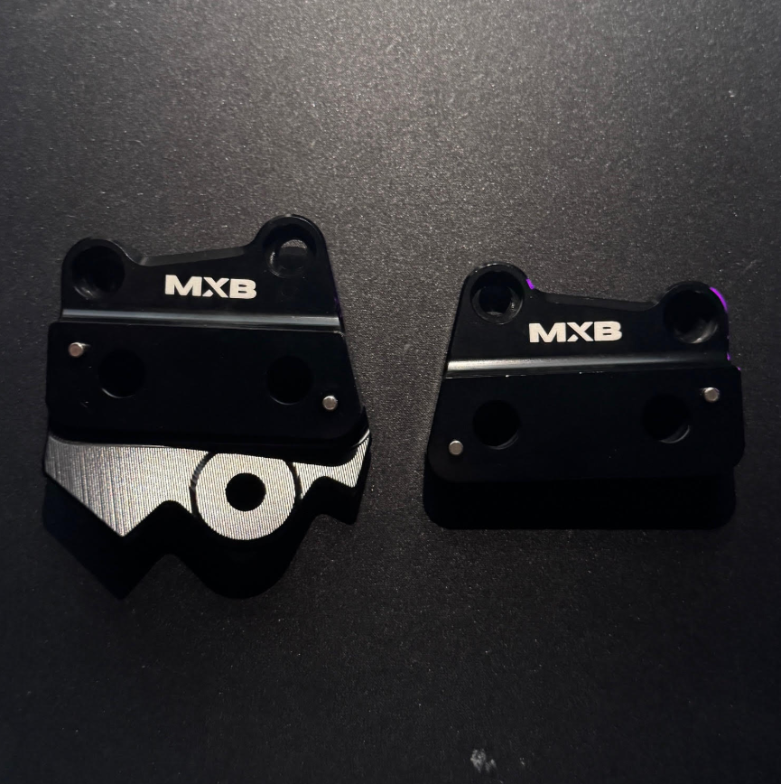Talaria X3 aluminum foot peg bracket side view