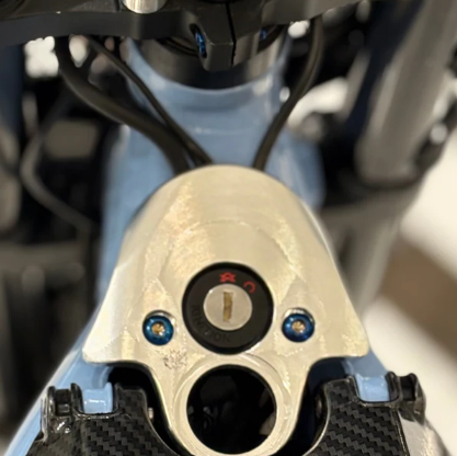 Titanium key ignition bolts for e-moto – image 1