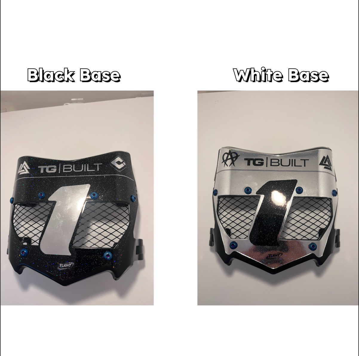 Titanium Vented Plate (Real plastic plate) *Pre-Order*
