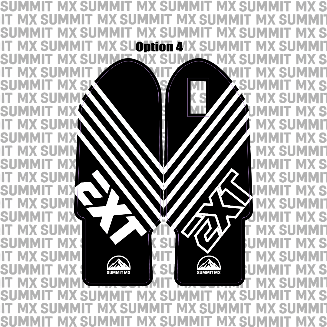 Summit MX EXT fork guard decals