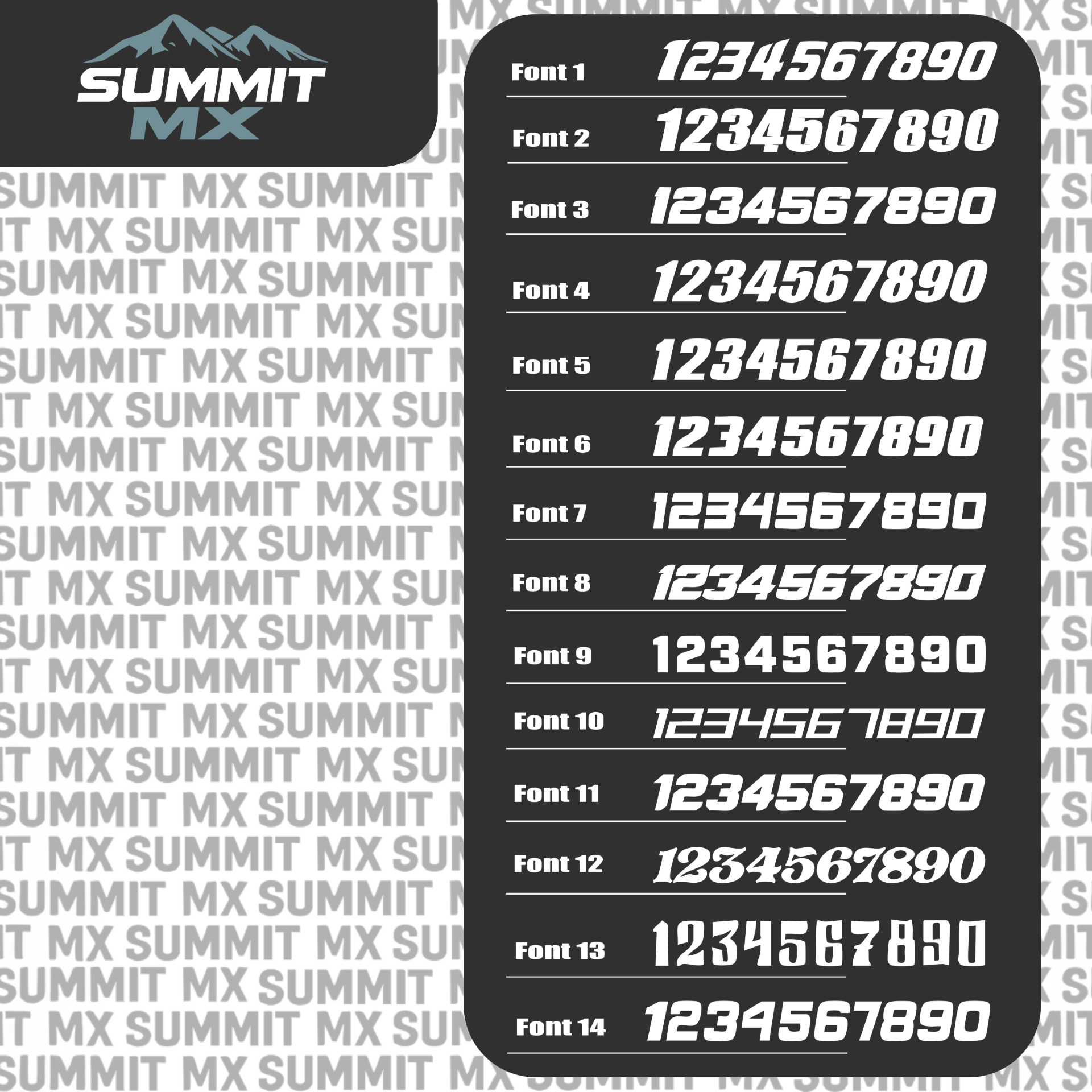Vertex mesh e-moto number plate decal – image 9