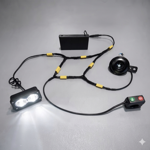 Battery Powered Horn And Baja Light Kit