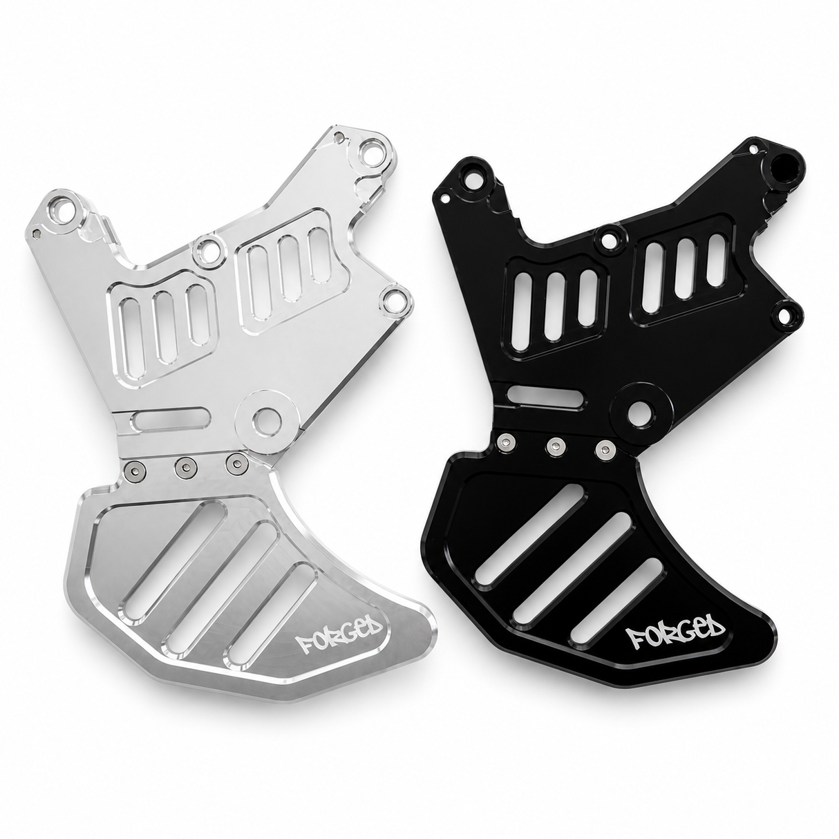 Upgraded Dual Caliper Mount + Rotor Guard for Sur Ron, Talaria & Segway | Heavy Duty Metal