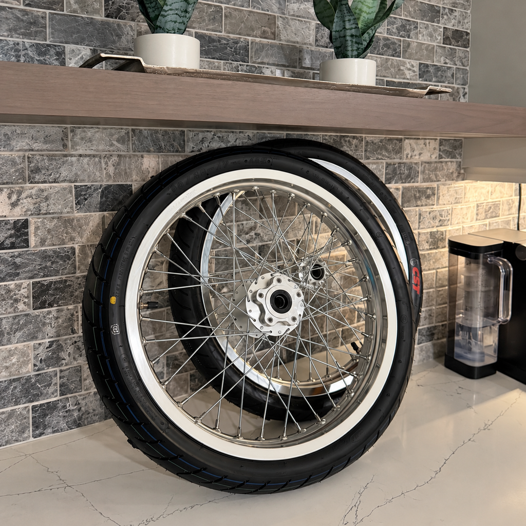 Chrome Supermoto Wheel Set – Sur-Ron LBX & E-Ride Pro, product photo 2