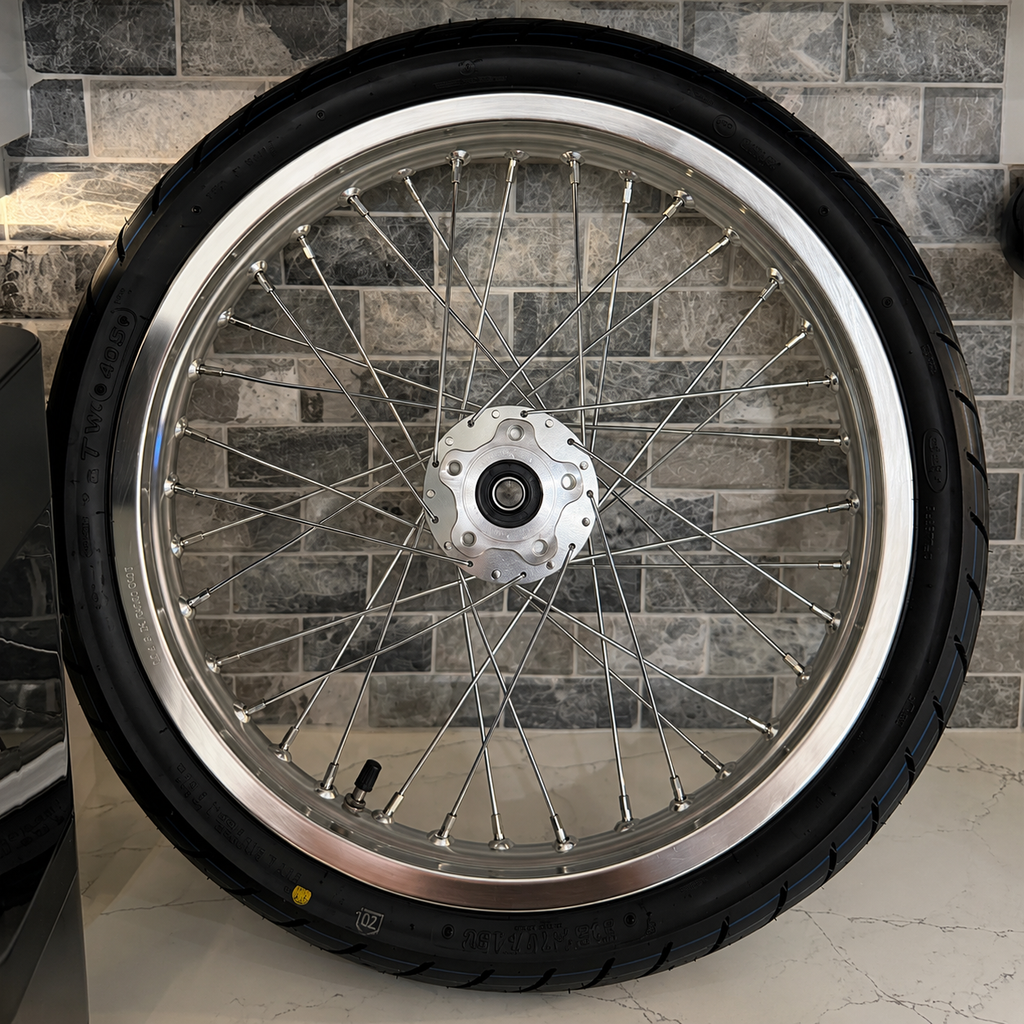 Chrome Supermoto Wheel Set – Sur-Ron LBX & E-Ride Pro, product photo 3