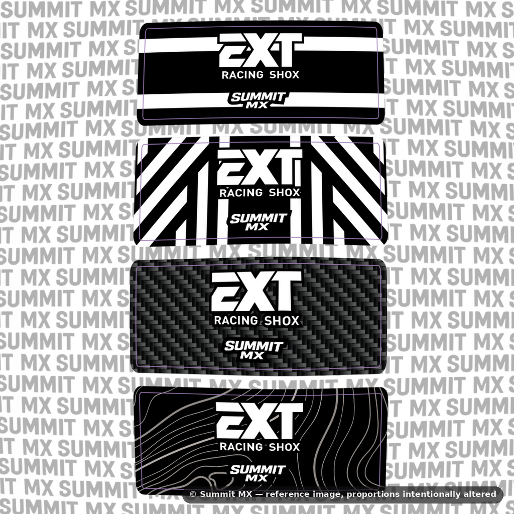 Summit MX EXT Arma MX shock decal for e-moto suspension