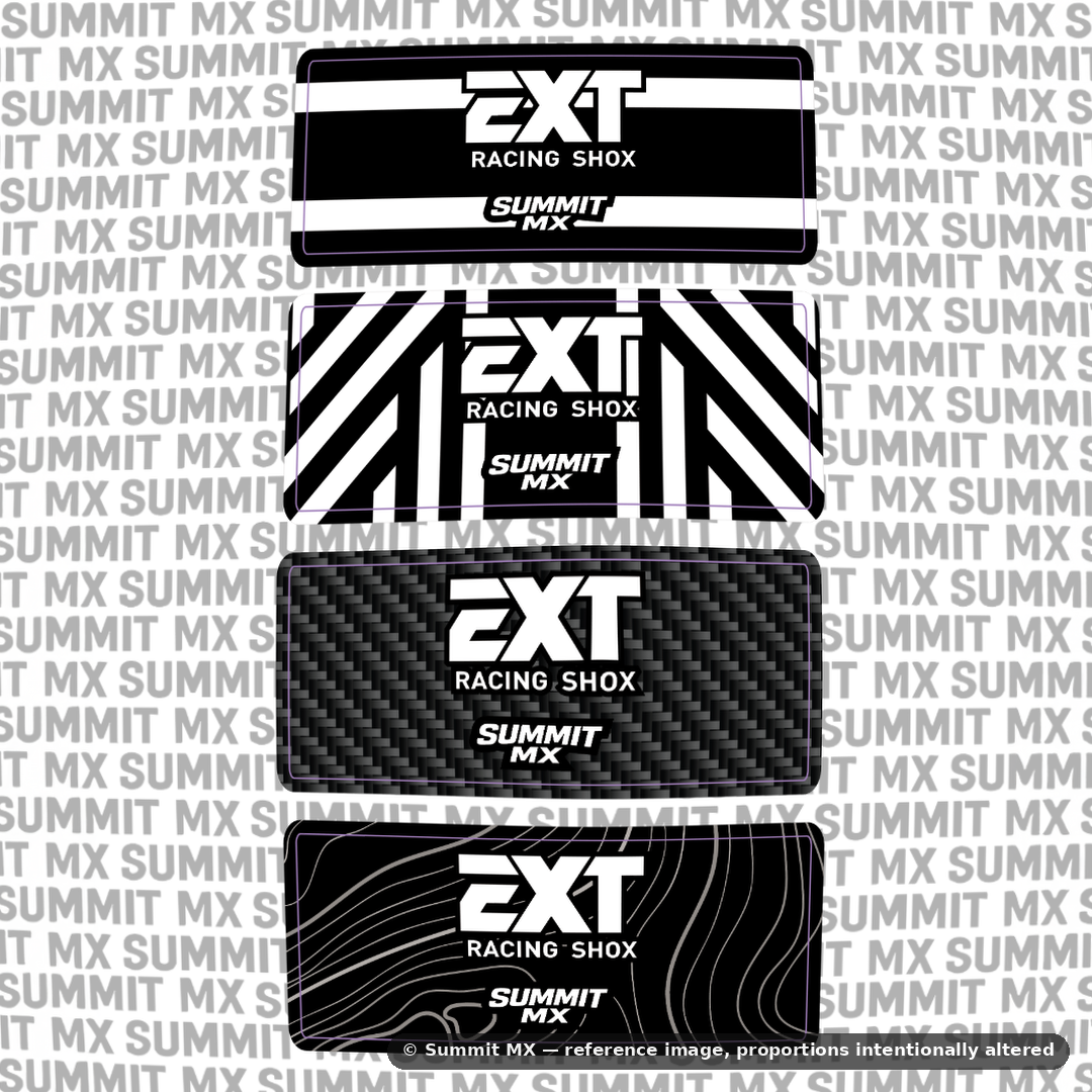 Summit MX EXT Arma MX shock decal for e-moto suspension