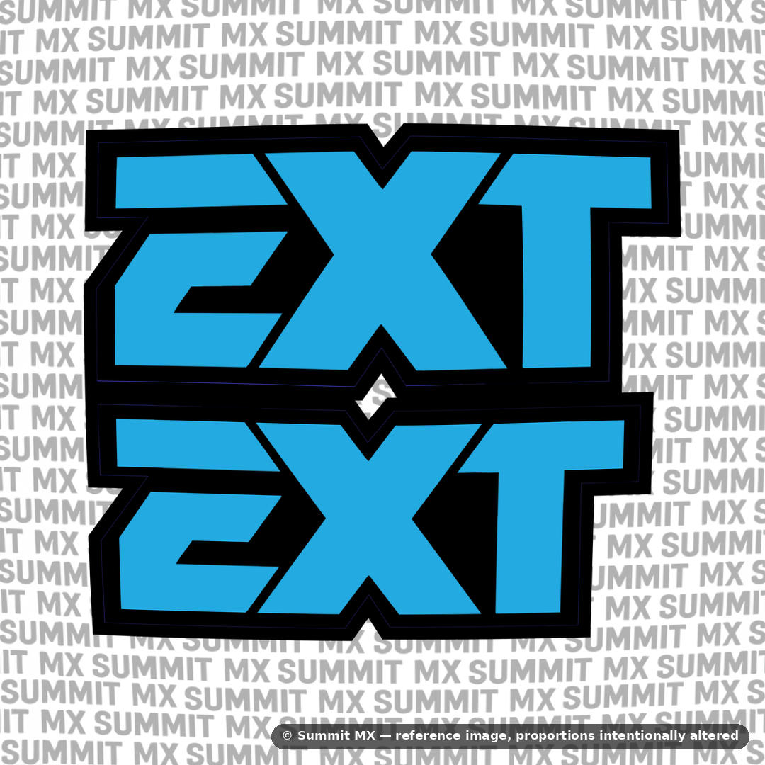 EXT suspension fork tube decals