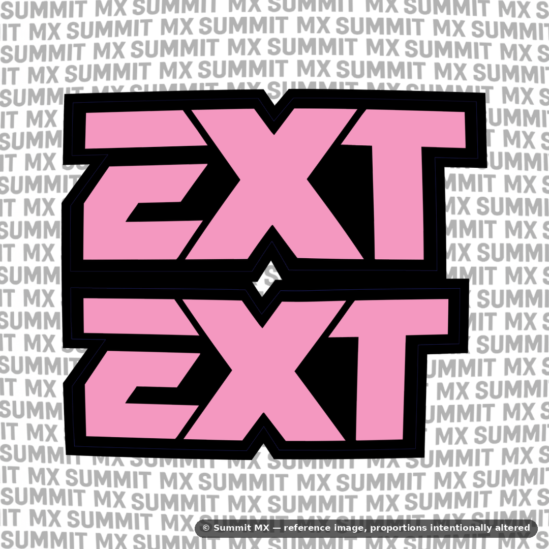 Summit MX decals for EXT fork tubes