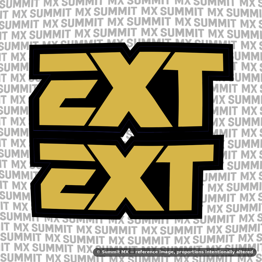 Summit MX EXT fork tube decal design