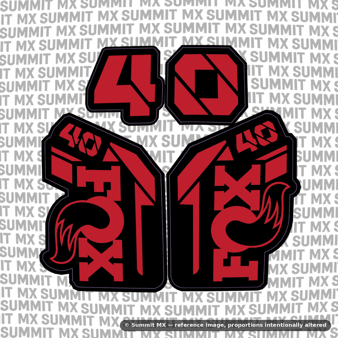 Fox 40 fork decal finish option