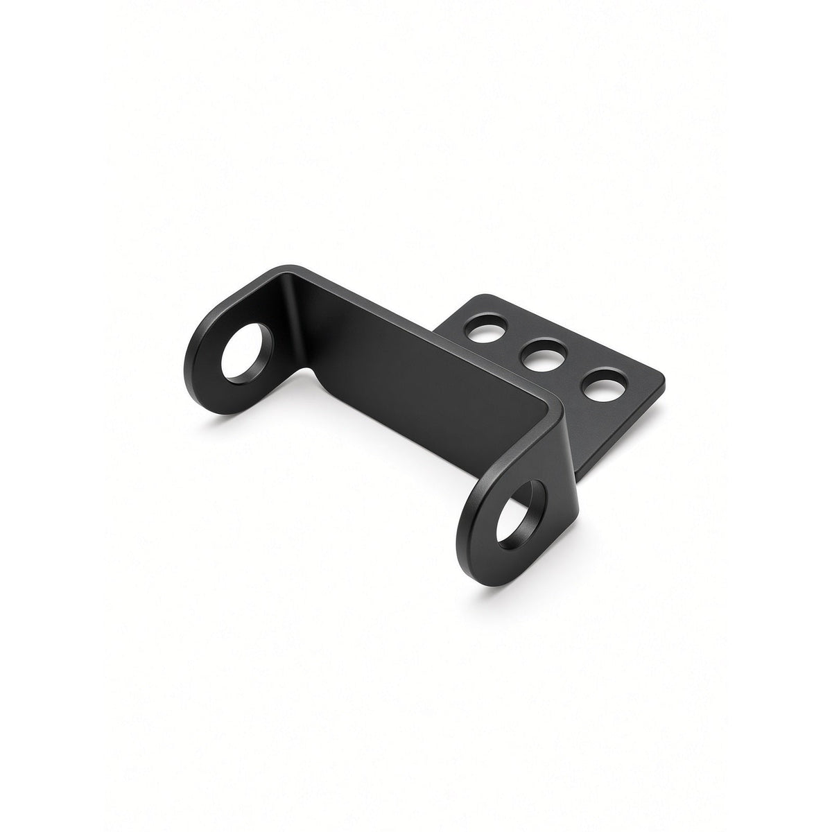 Ionra CNC metal Baja light mount for mini moto, angled view