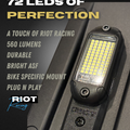 Riot BEAM 72-LED E-Moto Rock Light – 560 Lumens