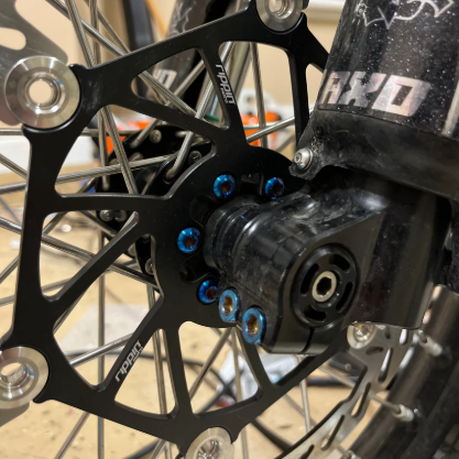 Titanium e-moto brake rotor bolts – image 2