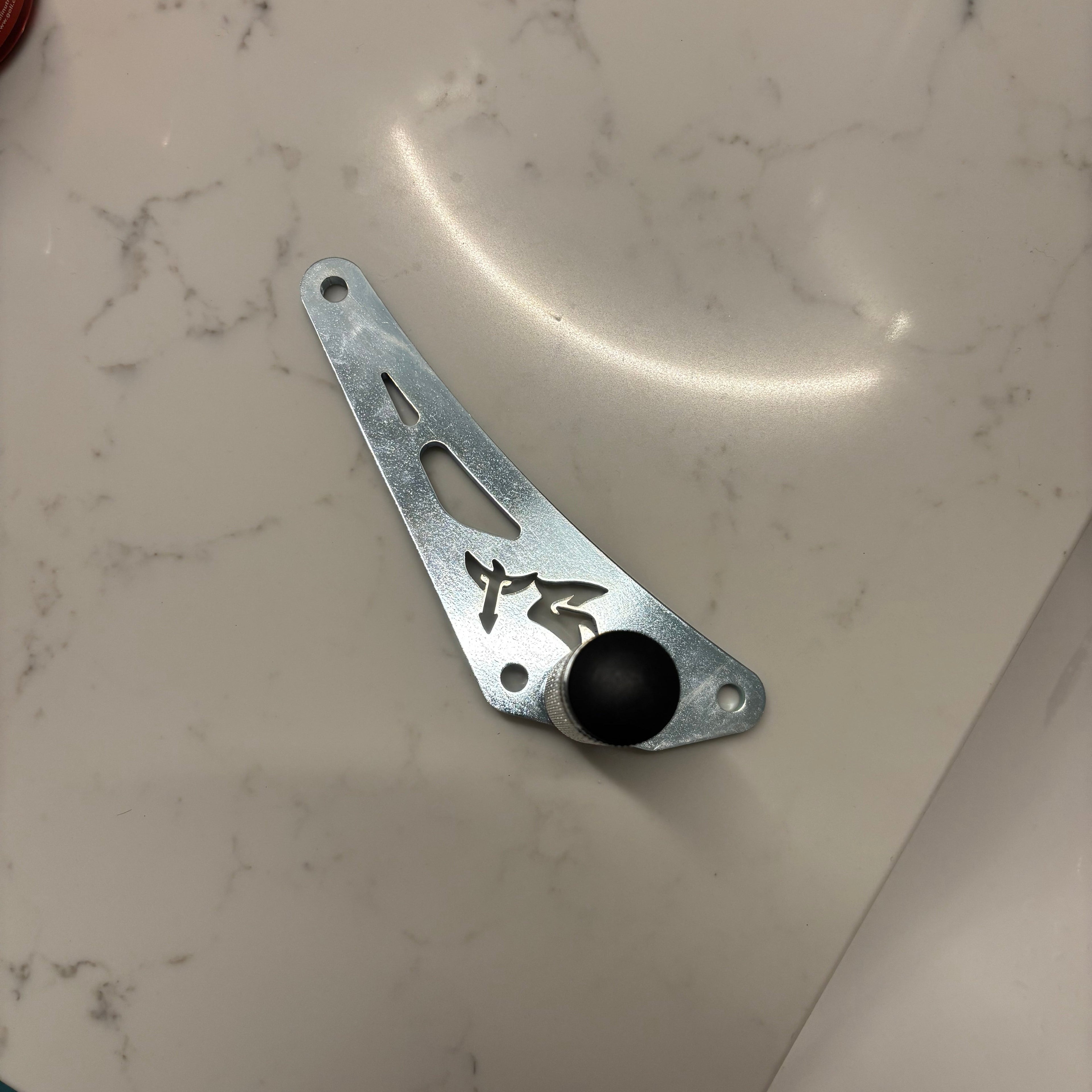 Surron Light Bee X foot-lock kit installed