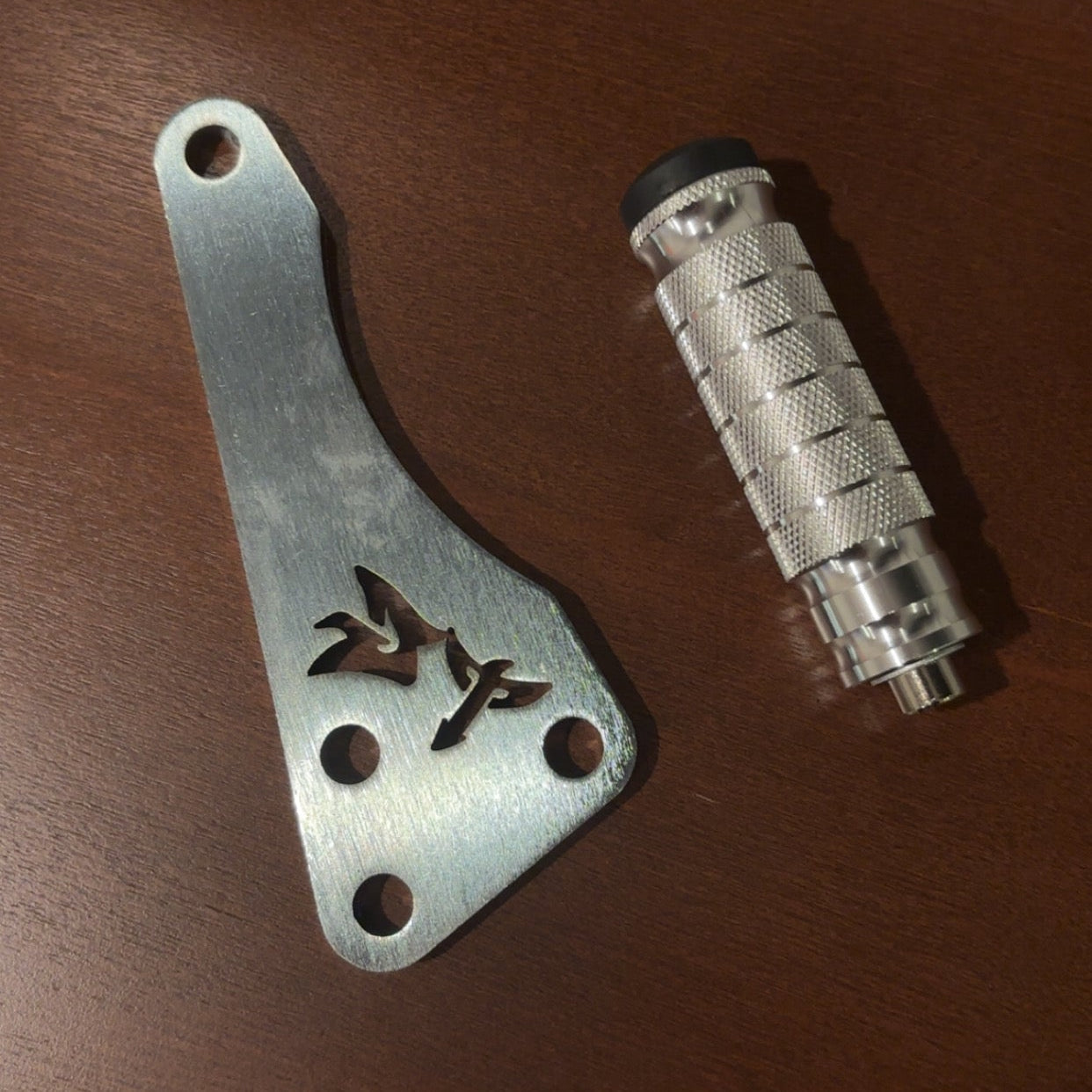 Talaria X3 chrome-style foot-lock option