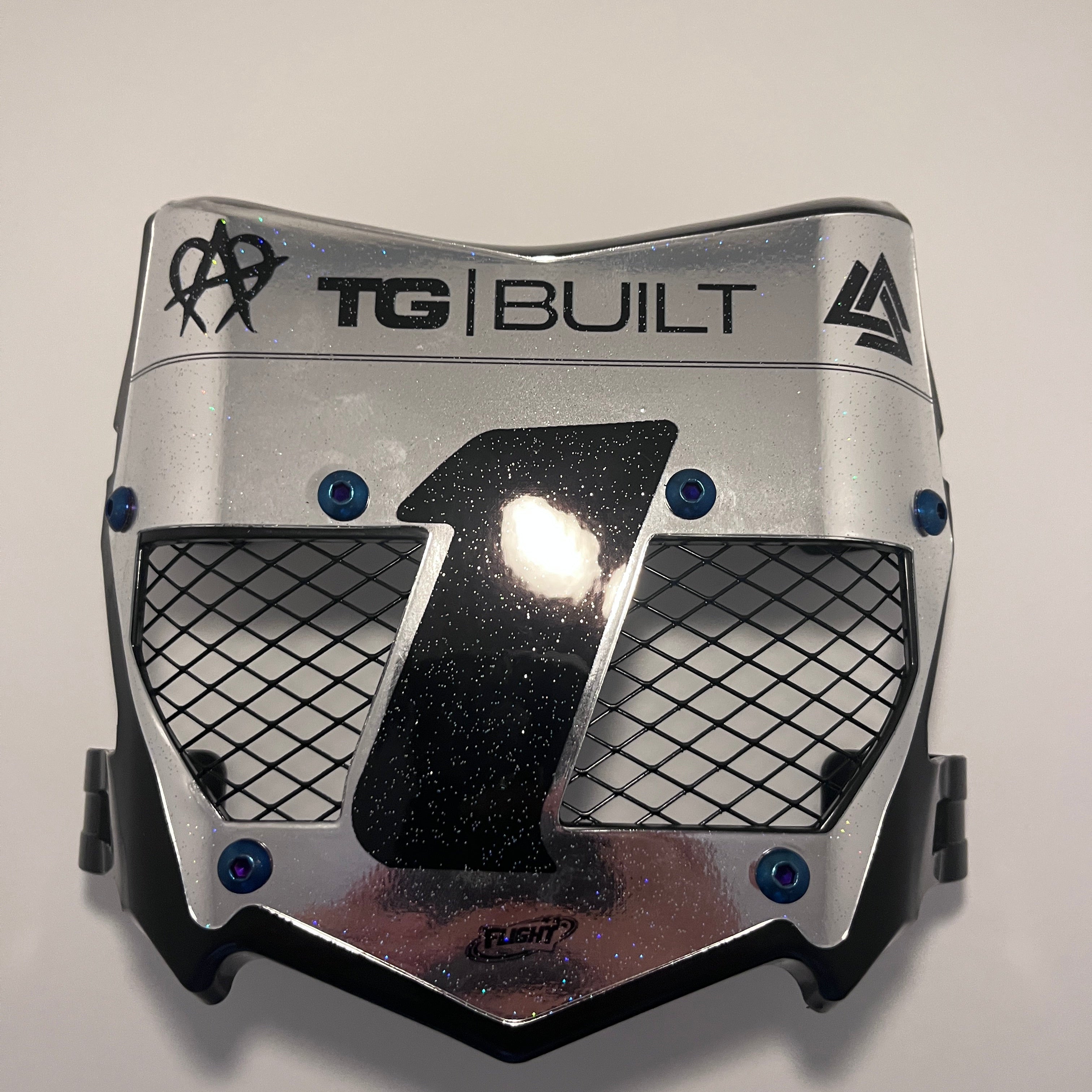 Titanium Vented E-Moto Number Plate