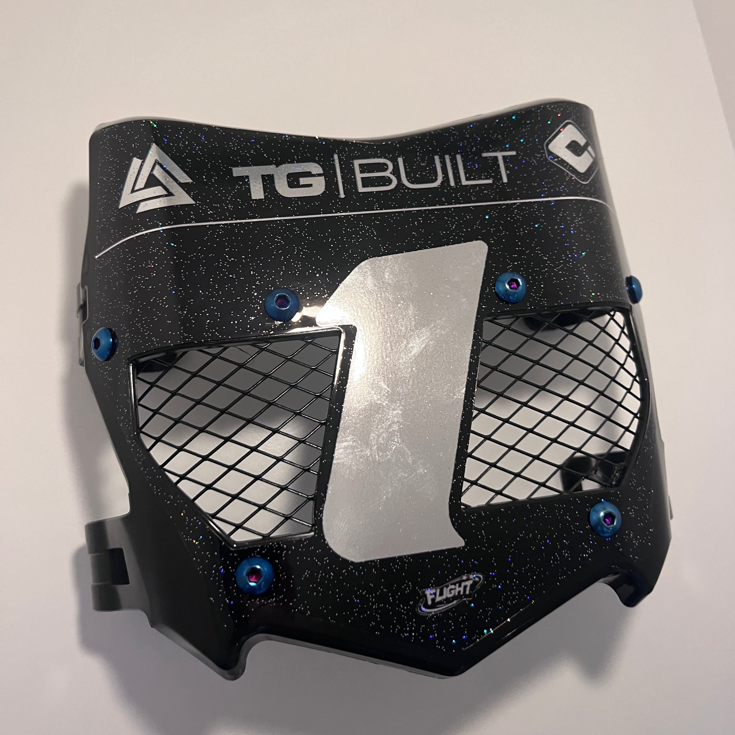 Titanium Vented E-Moto Number Plate