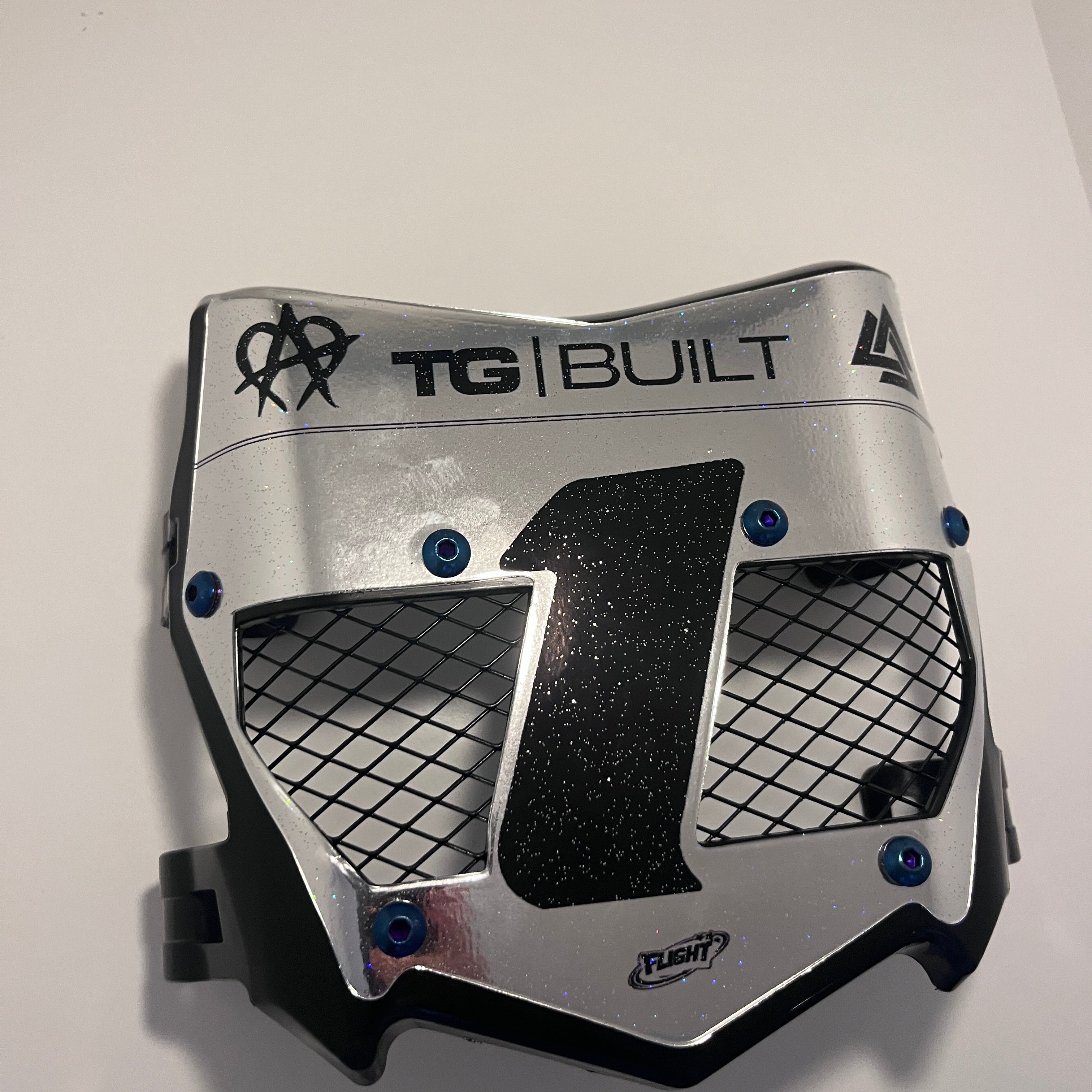 Titanium Vented E-Moto Number Plate