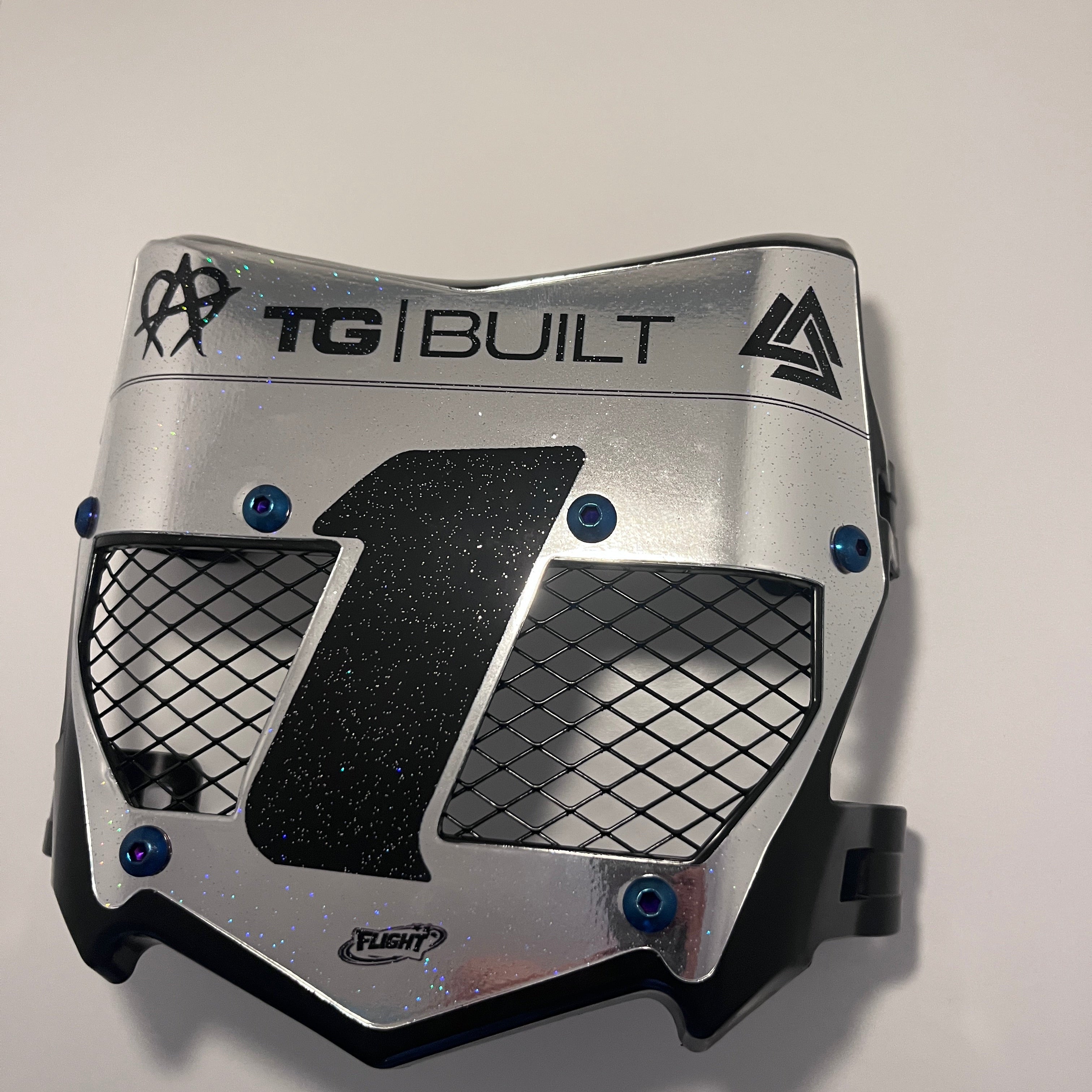 Titanium Vented E-Moto Number Plate